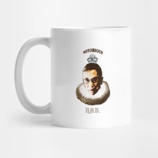 Notorious R.G.B. - Ruth Bader Ginsburg portrait. Mug